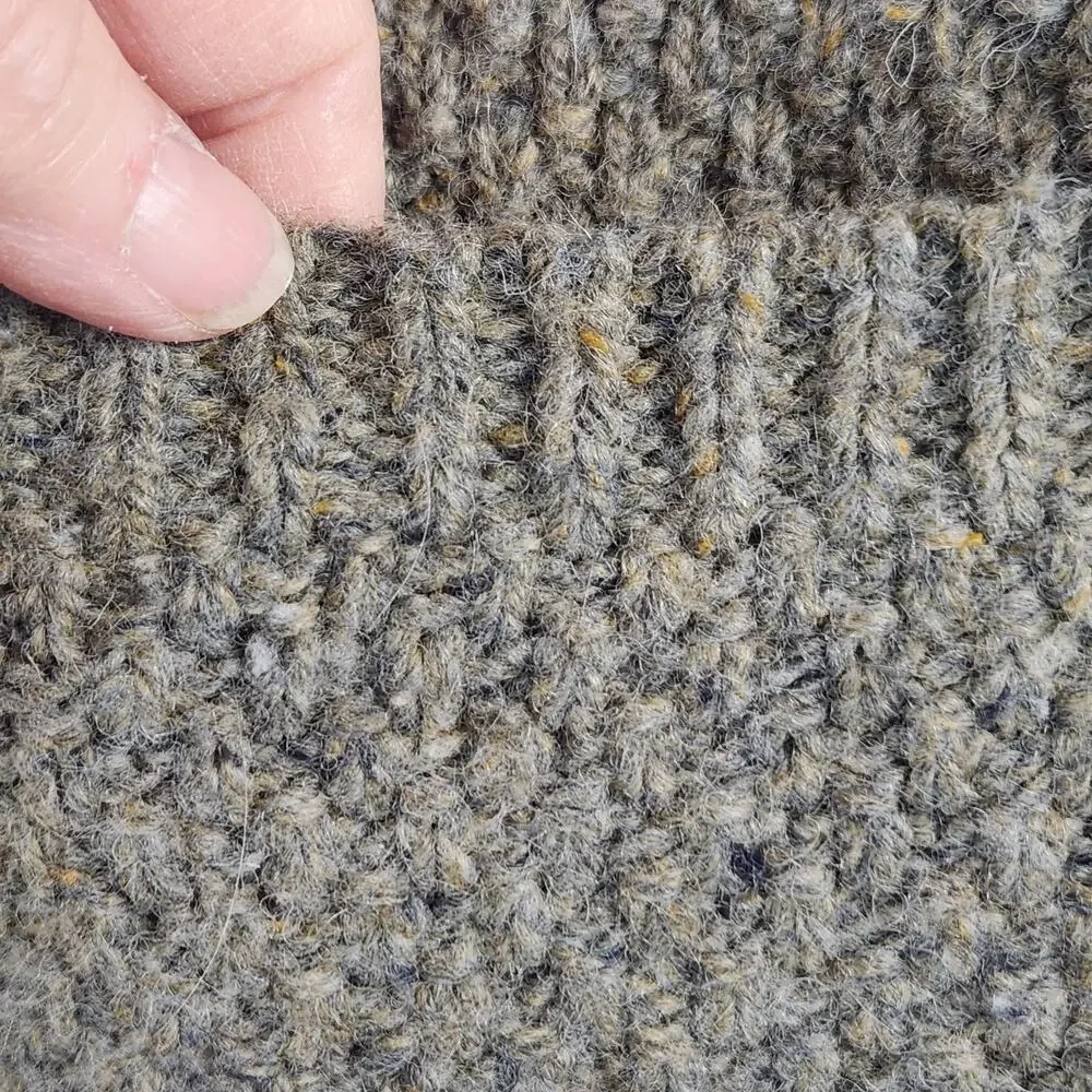 Cynthia Rowley Open Cardigan Sweater Women’s M Wool Blend Brown Chunky Knit EUC - Picture 11 of 16